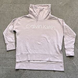 Calvin Klein Light Rose Funnelneck Sweatshirt